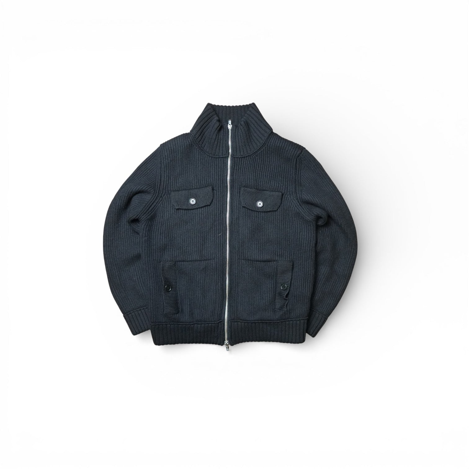 C.p. Company Wool Zip Up Bomber Jacket
