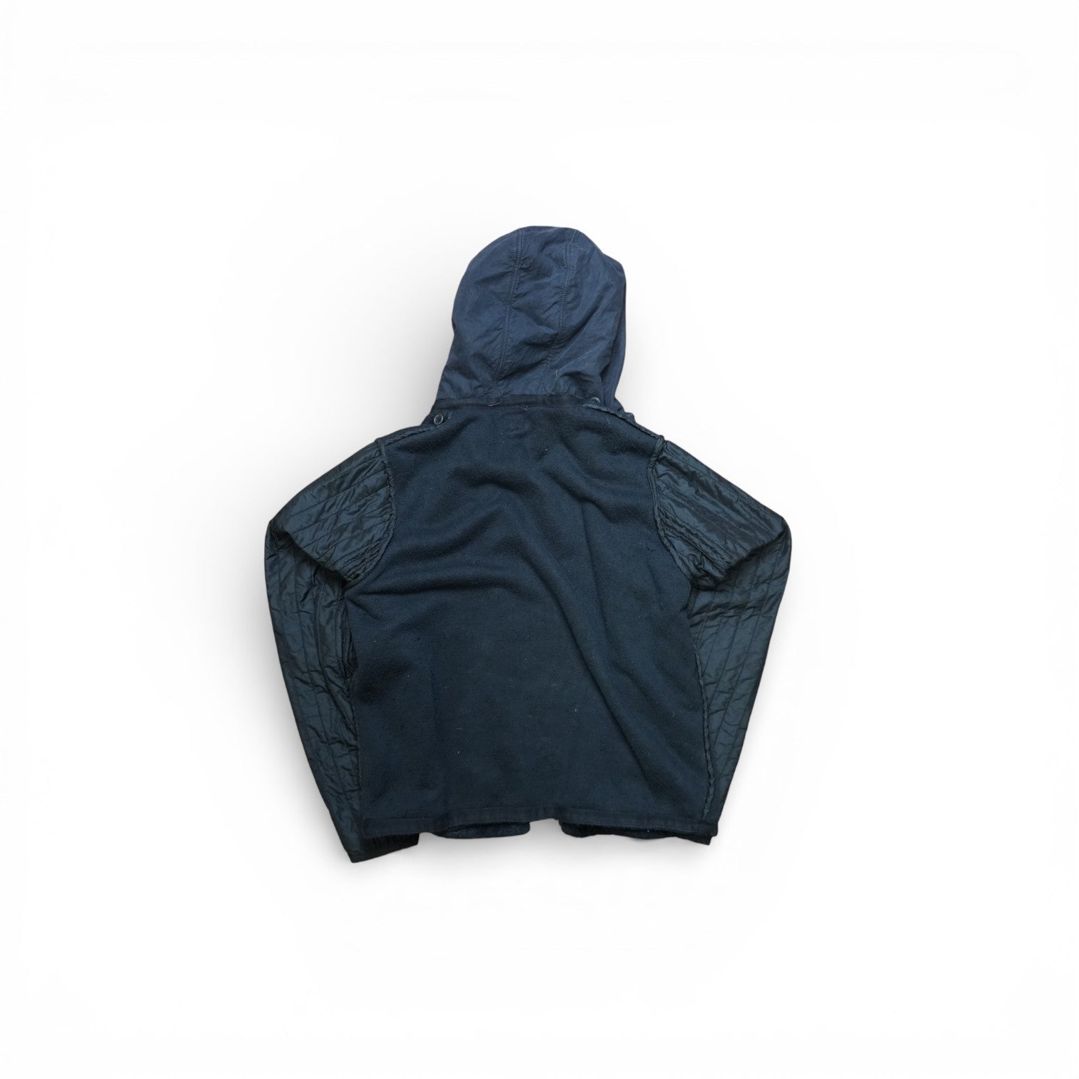 C.p. Company Fleece Lined Button Hoodie