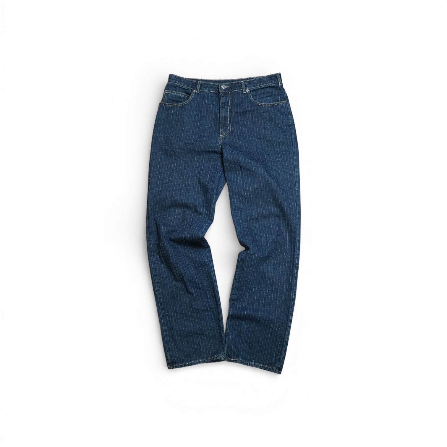 Yves Saint Laurent Vintage Pinstripe Jeans