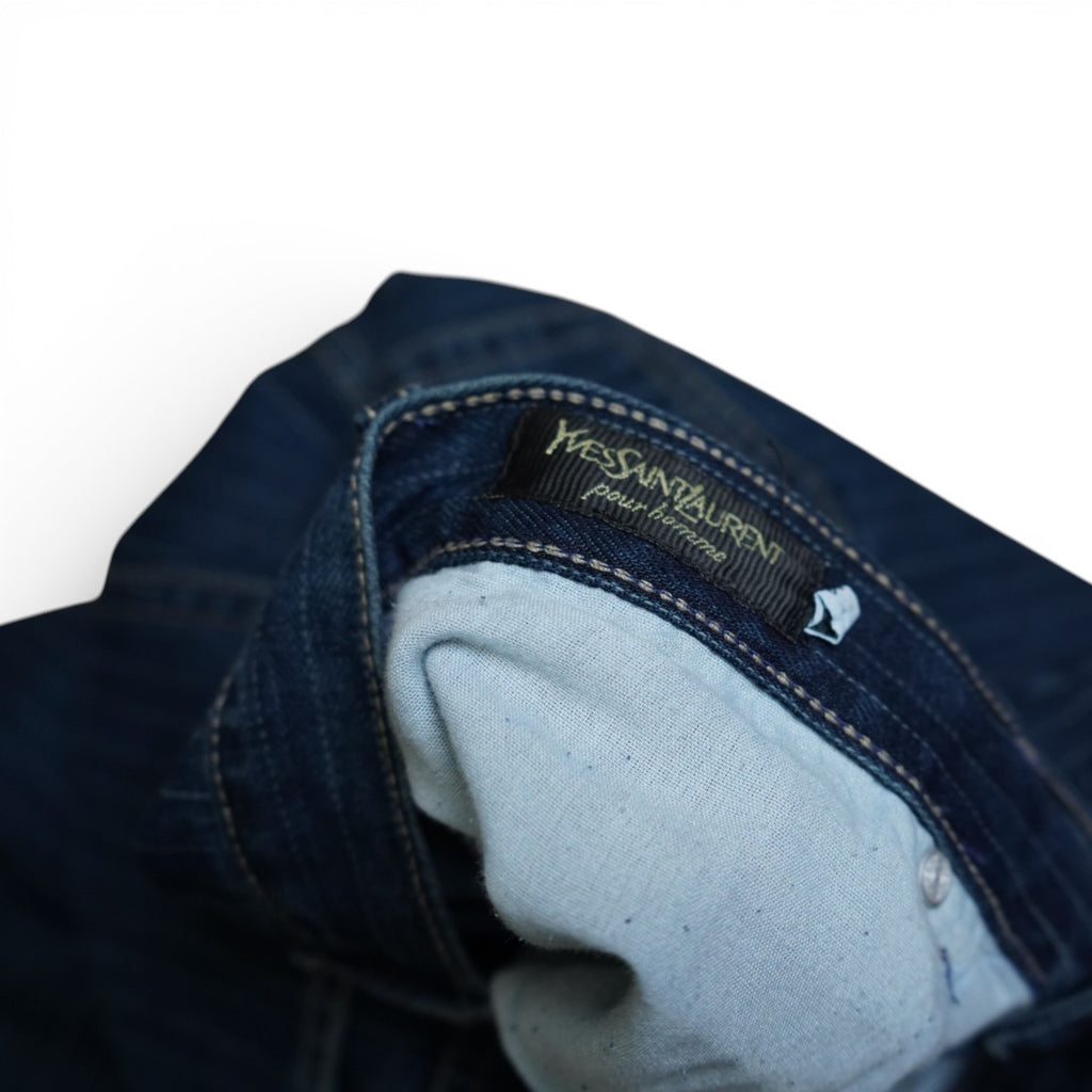 Yves Saint Laurent Vintage Pinstripe Jeans