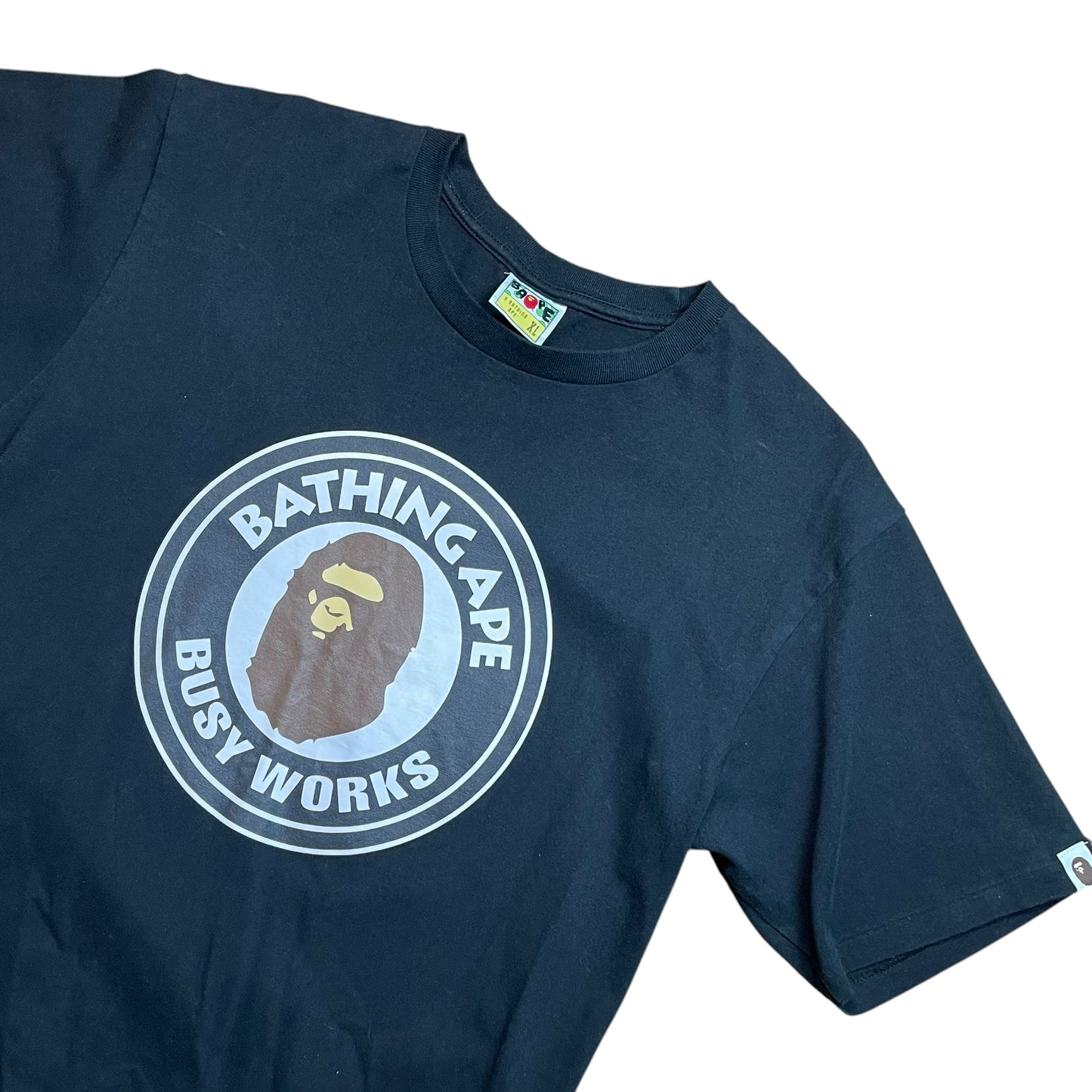 A Bathing Ape Busy Works Logo T-Shirt