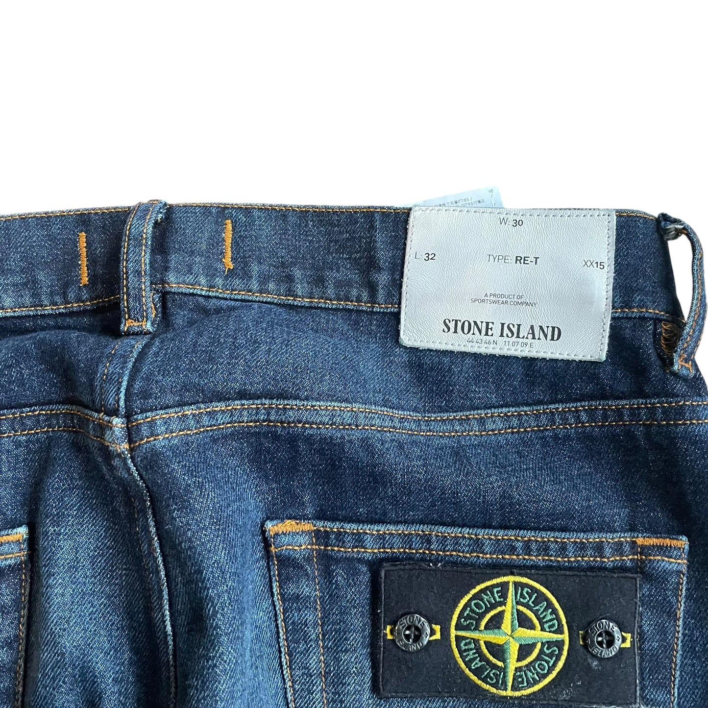 Stone Island Straight Cut Jeans