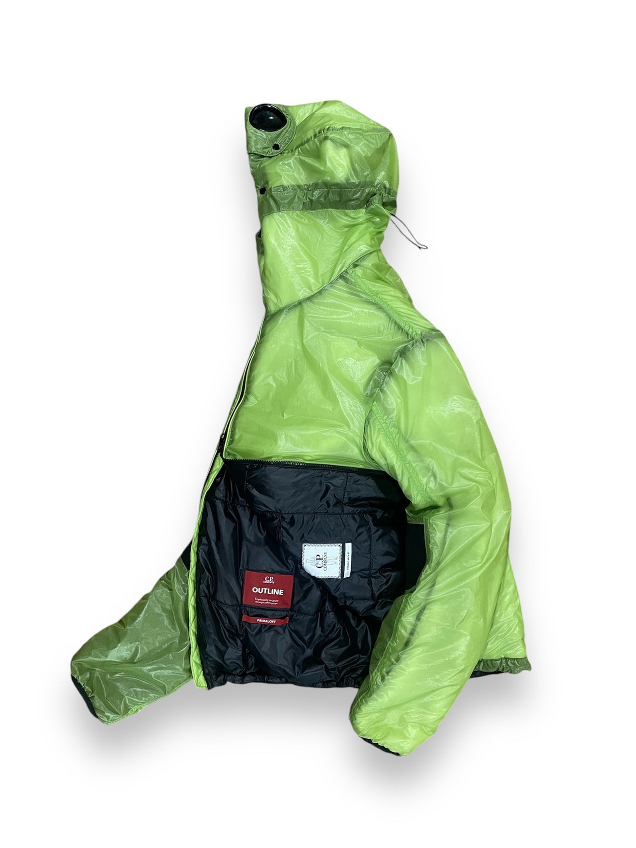 C.P. Company Primaloft Lime Puffer Jacket