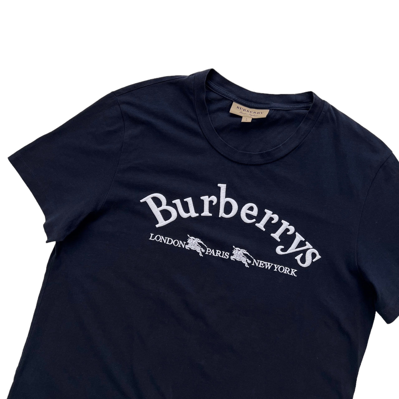 Burberry Arc Logo Embroidered T-Shirt