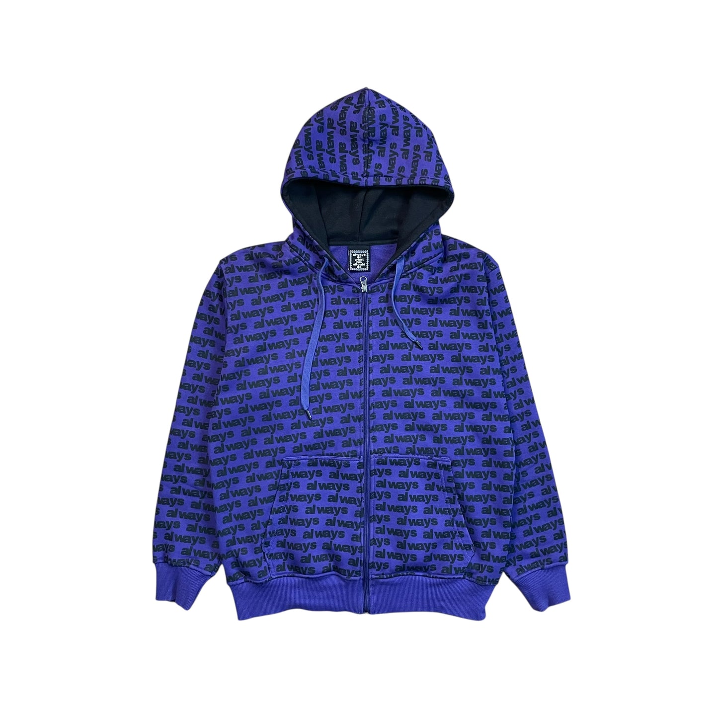 Always Do What You Should Do All Over Print Zip Hoodie