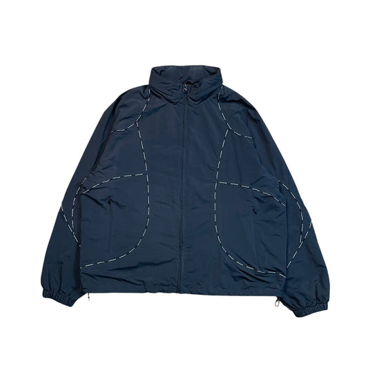 Supreme Logo Piping Hooded Track Jacket