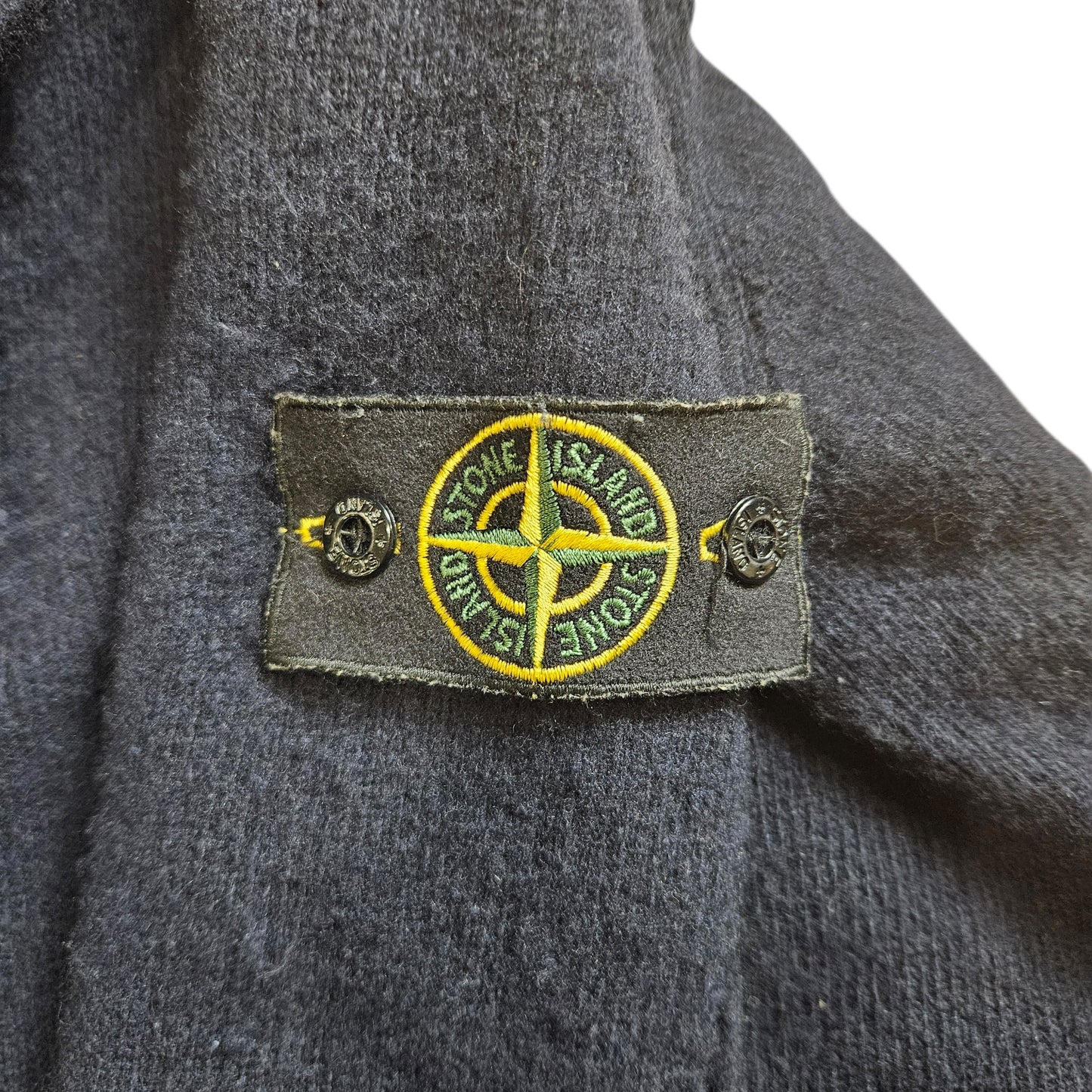 Stone Island Wool Quarter Zip Sweatshirt