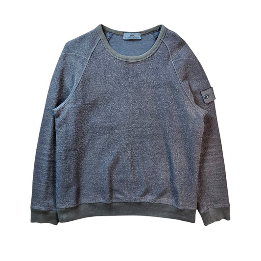 Stone Island Wool Sweatshirt With Ghost Badge