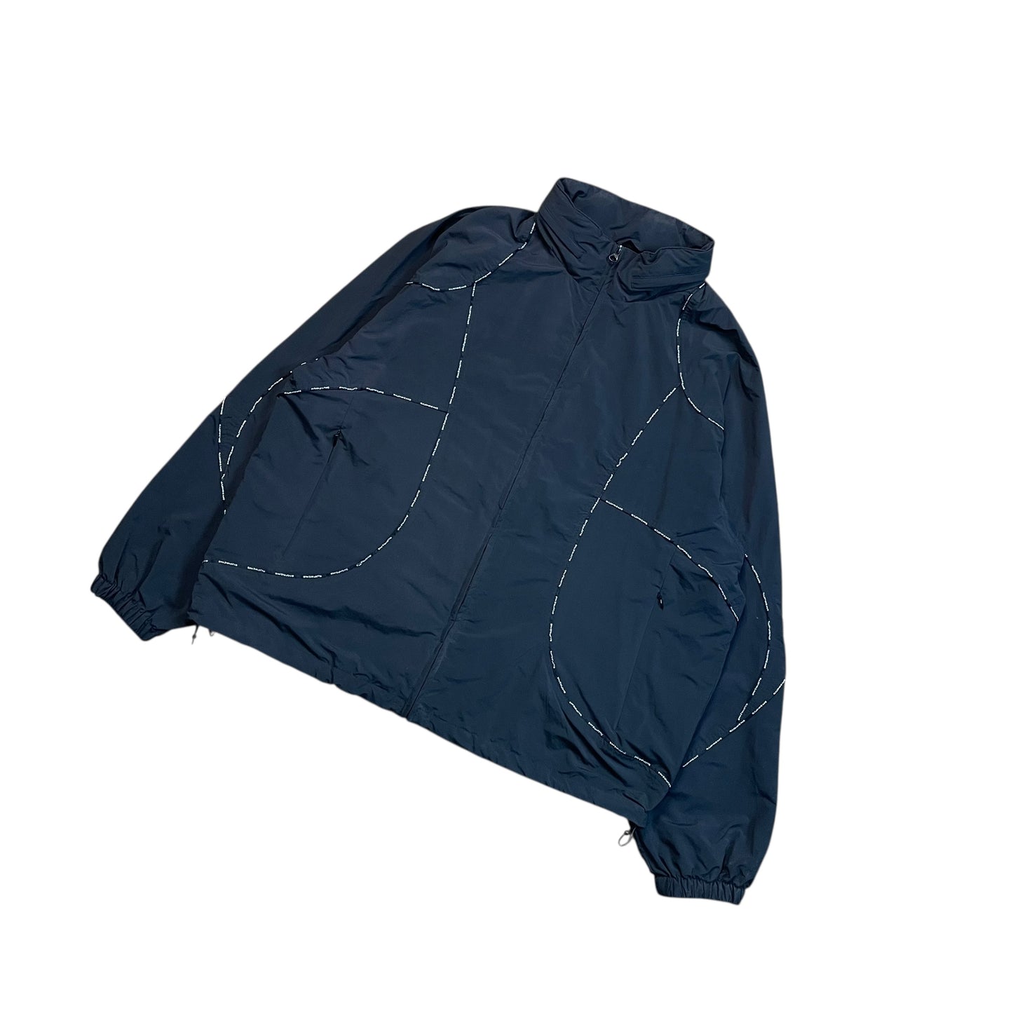 Supreme Logo Piping Hooded Track Jacket