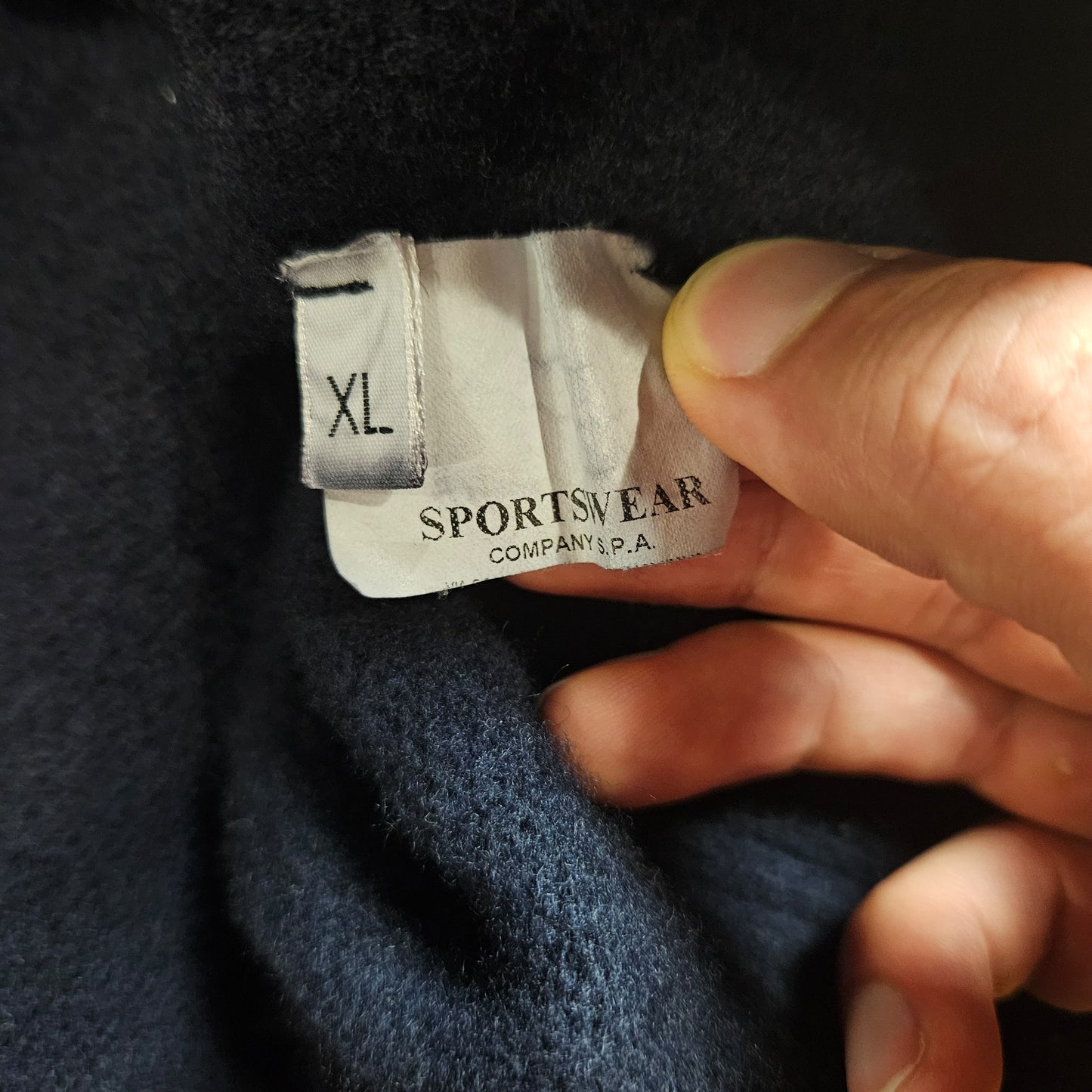 Stone Island Wool Quarter Zip Sweatshirt