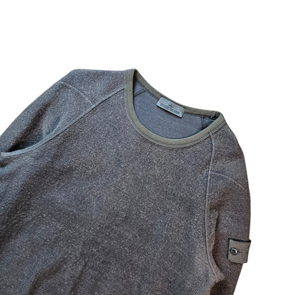 Stone Island Wool Sweatshirt With Ghost Badge