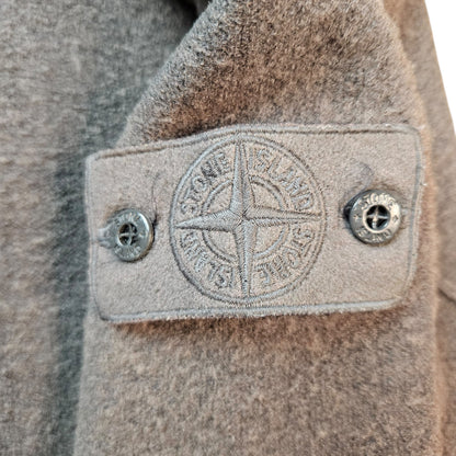 Stone Island Wool Sweatshirt With Ghost Badge