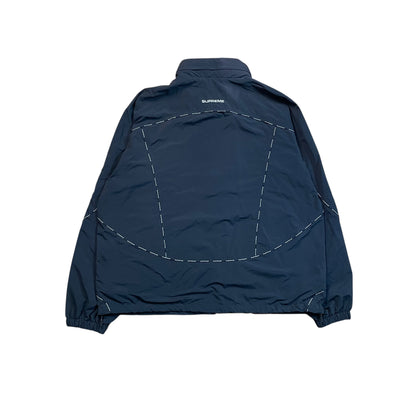 Supreme Logo Piping Hooded Track Jacket