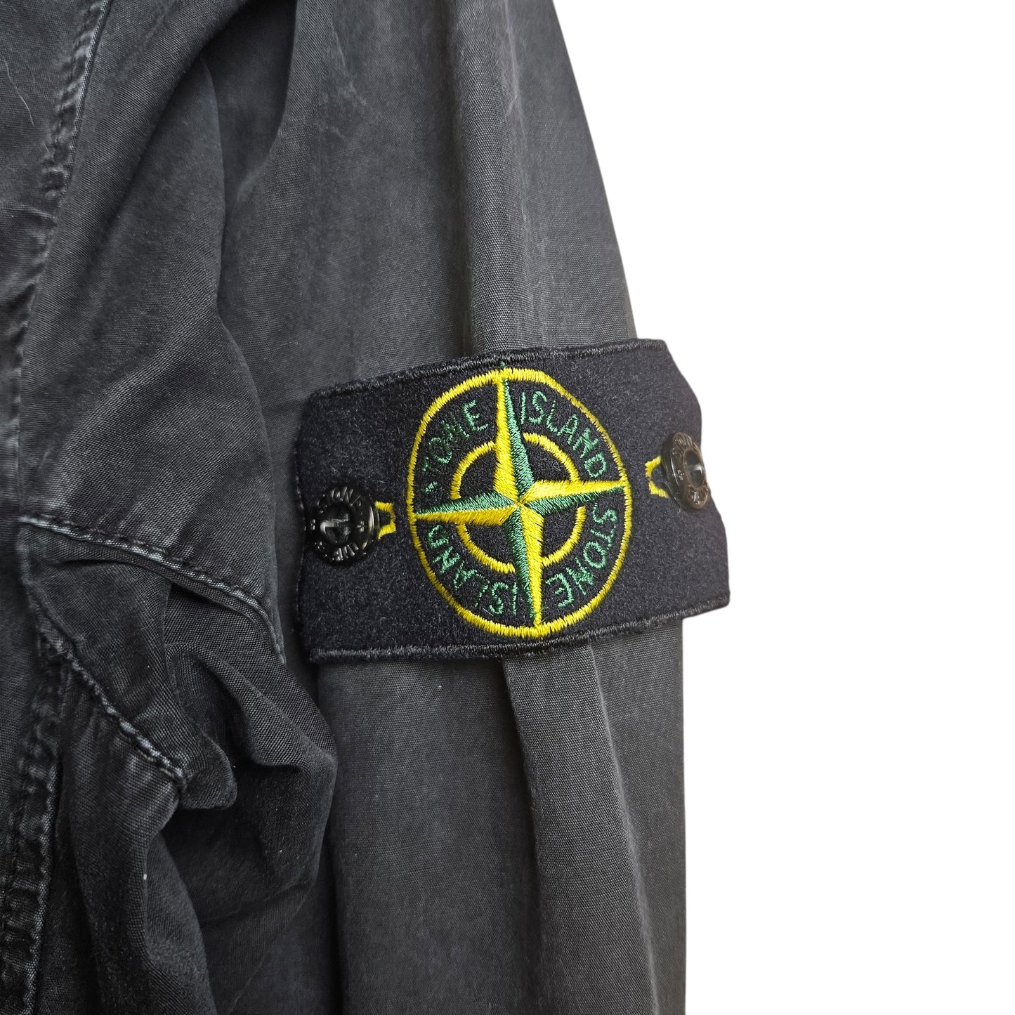 Stone Island Zip Overshirt With Chest Pocket