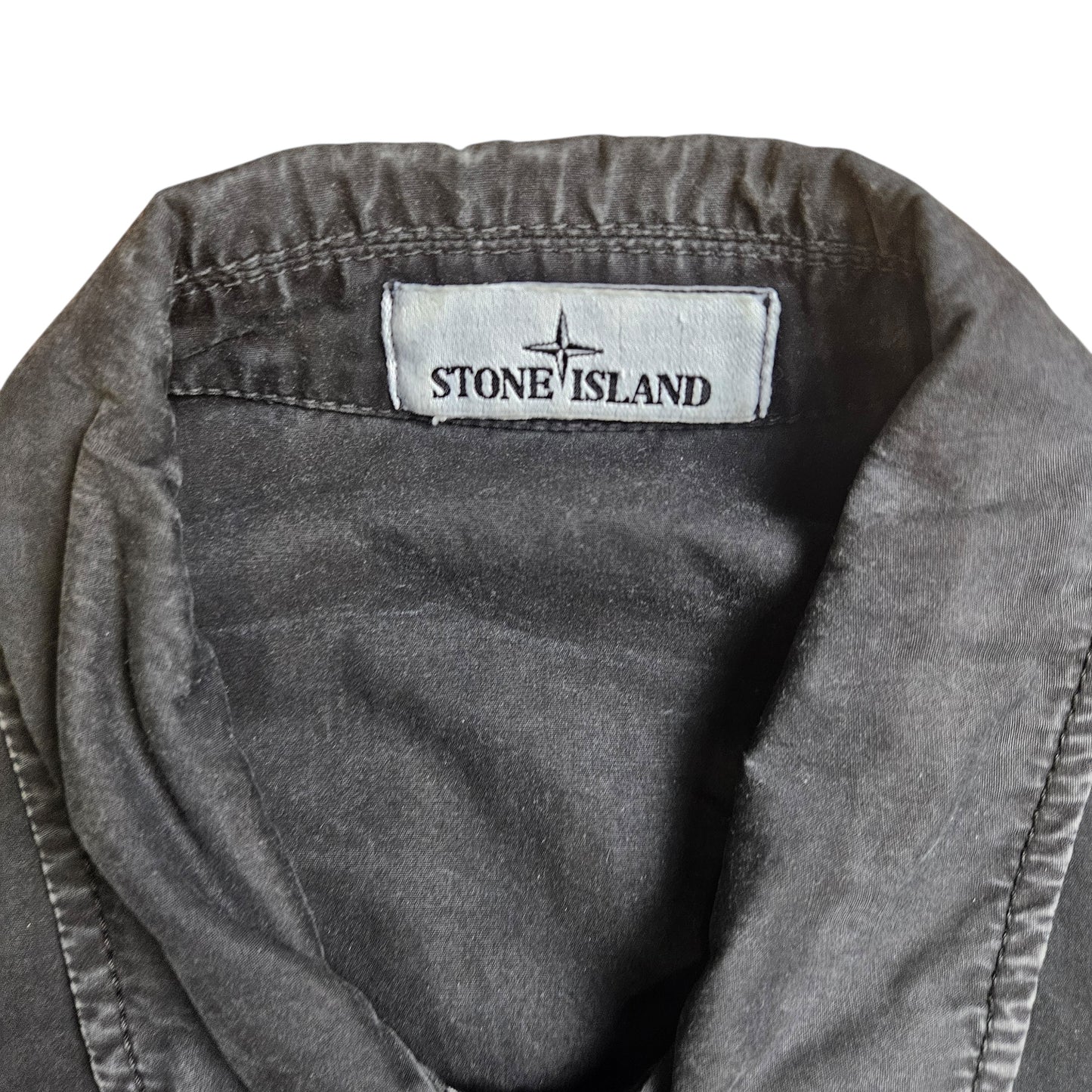 Stone Island Zip Overshirt With Chest Pocket