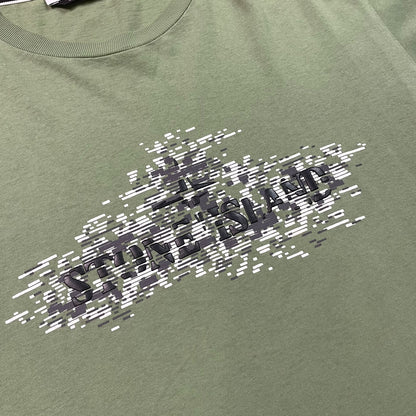 Stone Island Digital Spellout Logo T-shirt