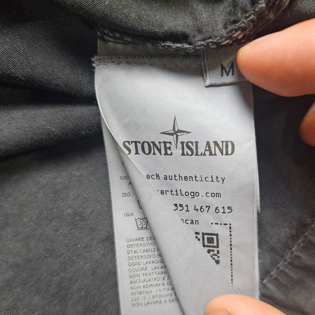 Stone Island Zip Overshirt With Chest Pocket