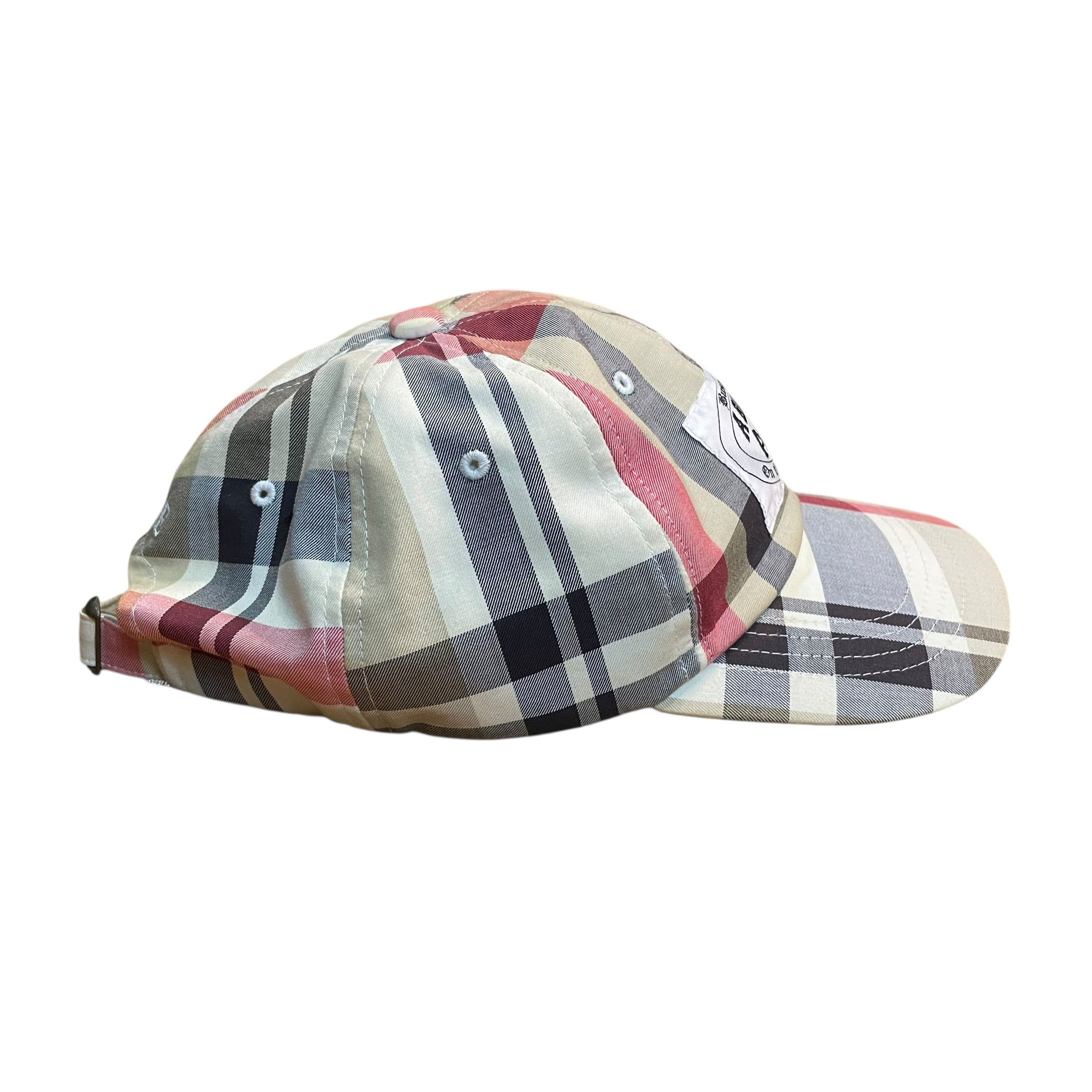 A Bathing Ape Plaid Logo Baseball Cap