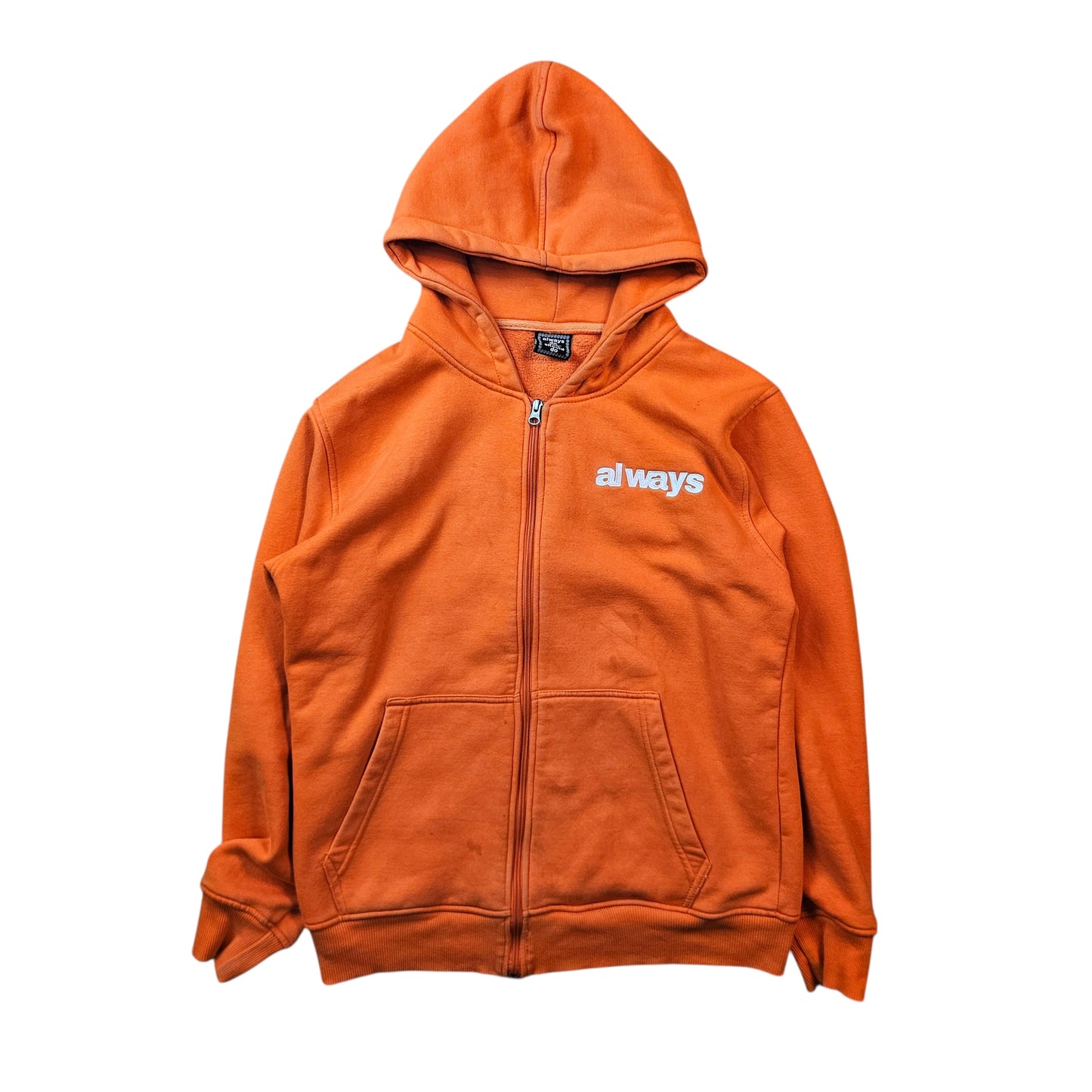 Always Do What You Should Do Zip Up Hoodie With Embroidered Logo