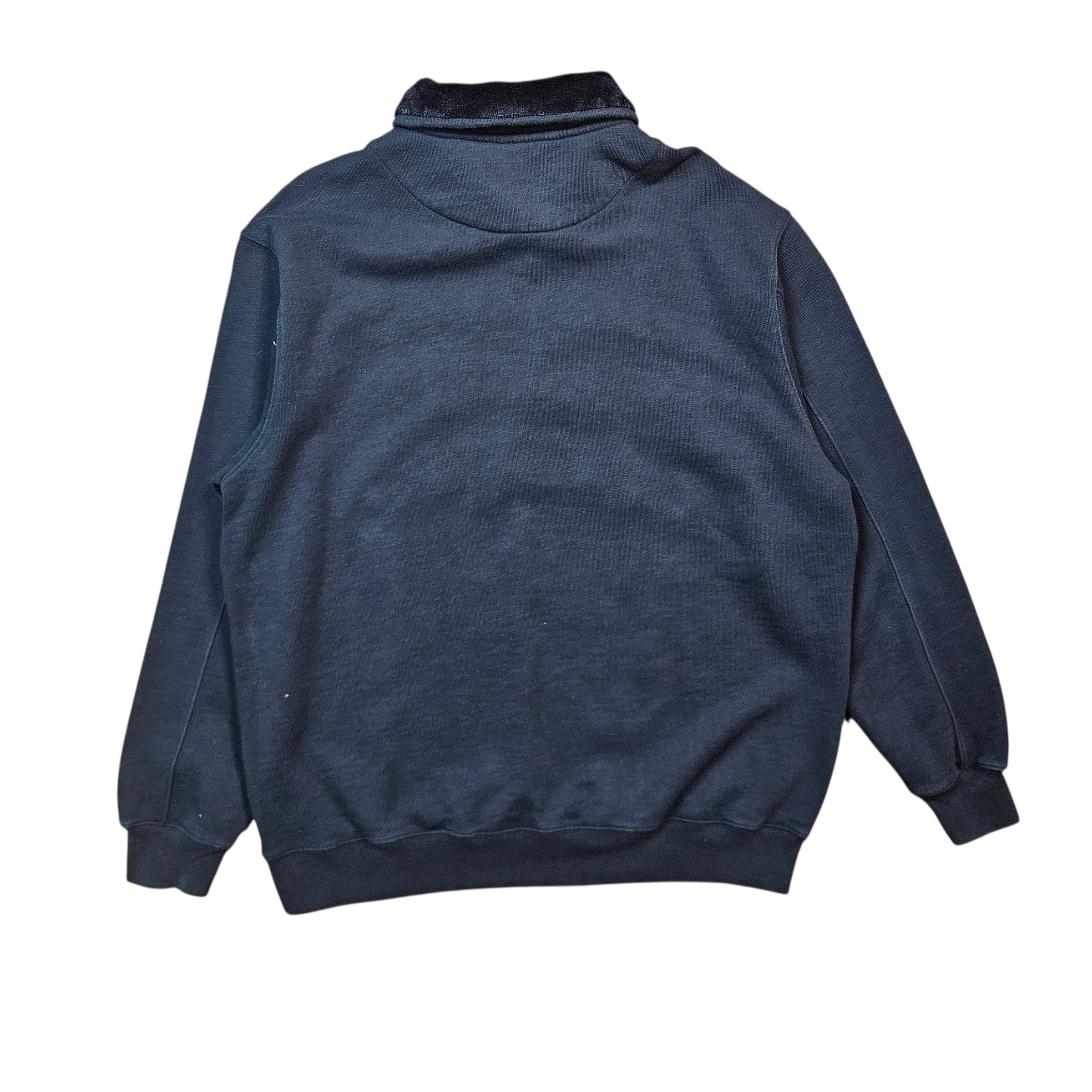 Palace London Velour Half Zip Sweatshirt