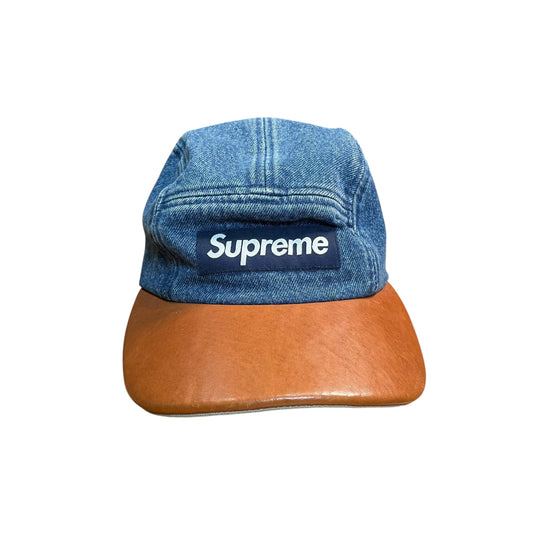 Supreme Denim Box Logo Camp Cap