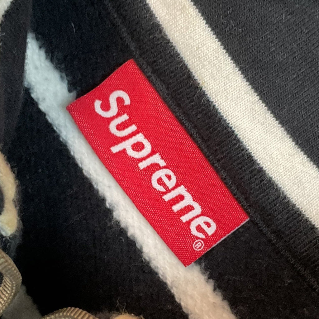 Supreme Striped Half Zip Sweater