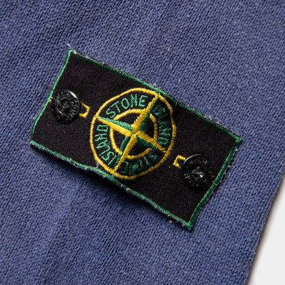 Stone Island Green Edge Spellout Knit Sweatshirt