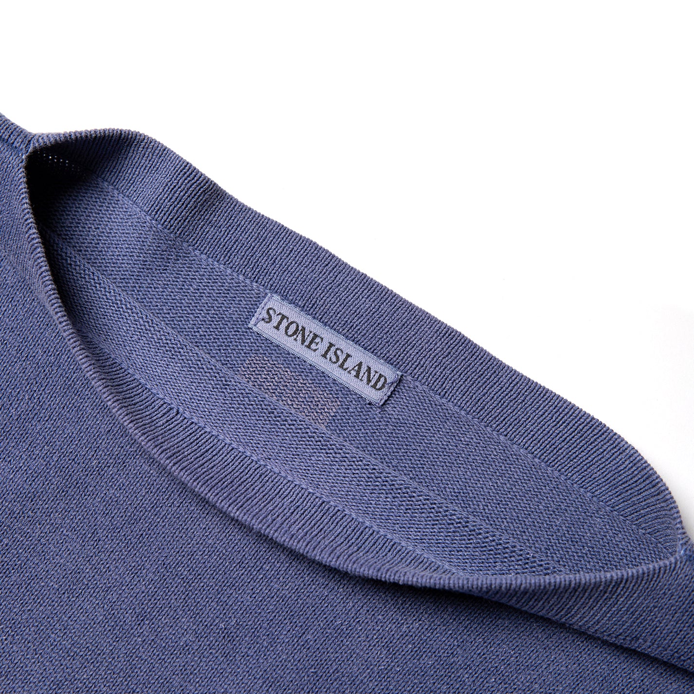 Stone Island Green Edge Spellout Knit Sweatshirt