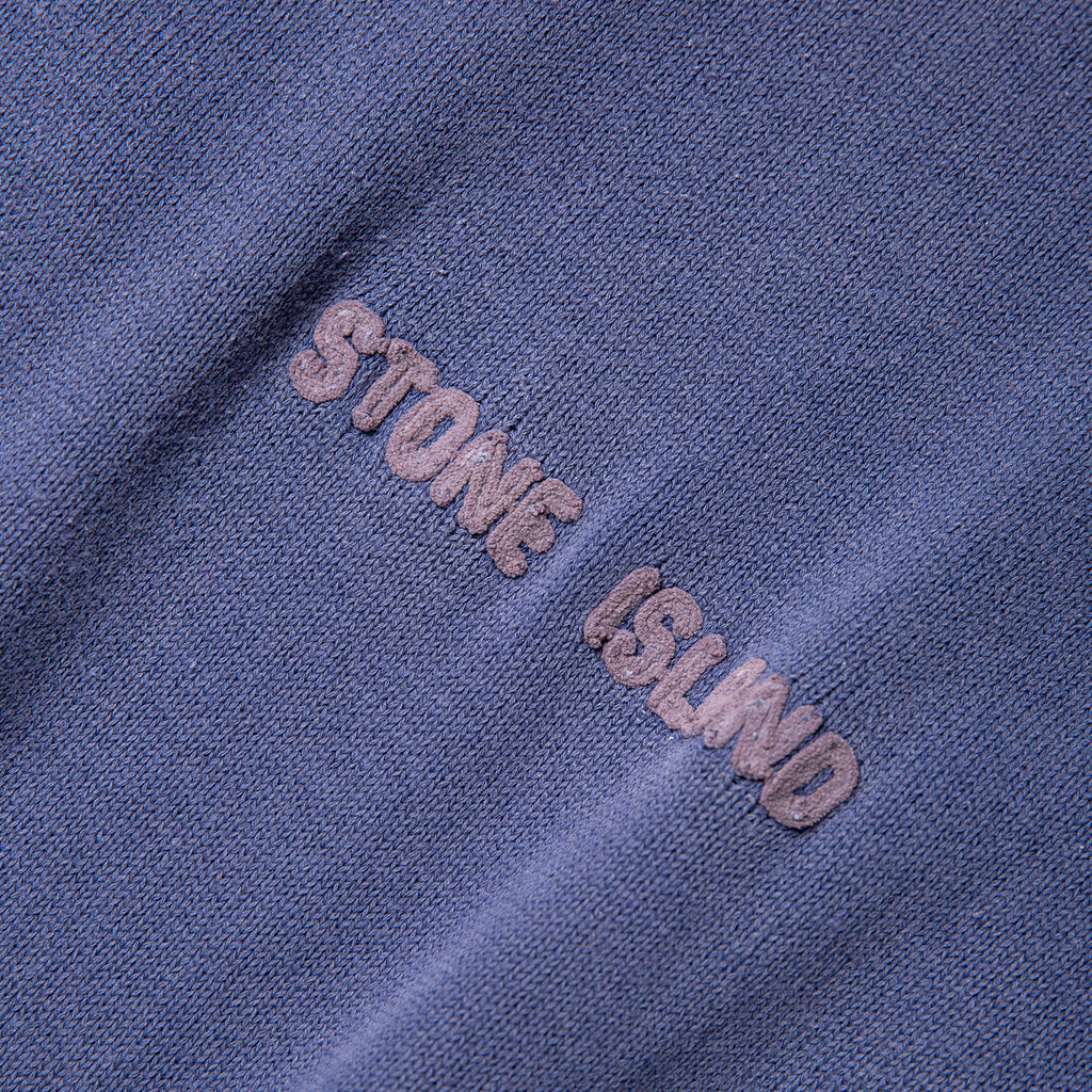 Stone Island Green Edge Spellout Knit Sweatshirt