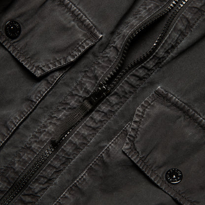 Stone Island Zip Overshirt With Chest Pocket