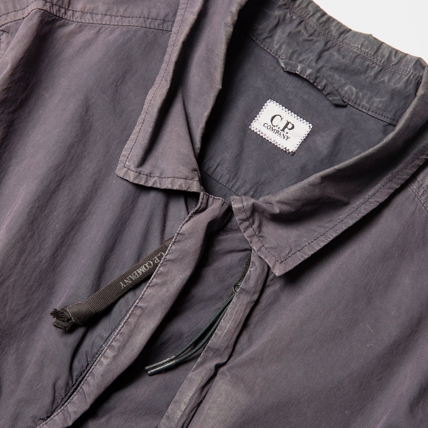C.p. Company 50 Fili Zip Overshirt With Hidden Chest Pocket