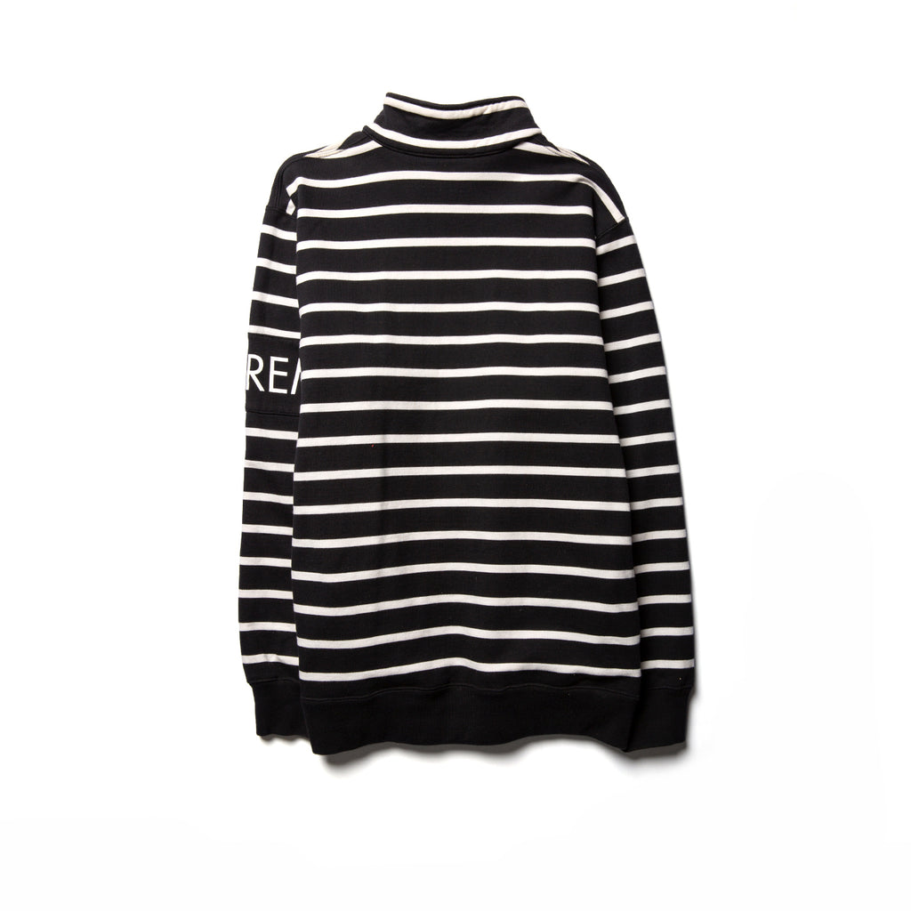Supreme Striped Half Zip Sweater