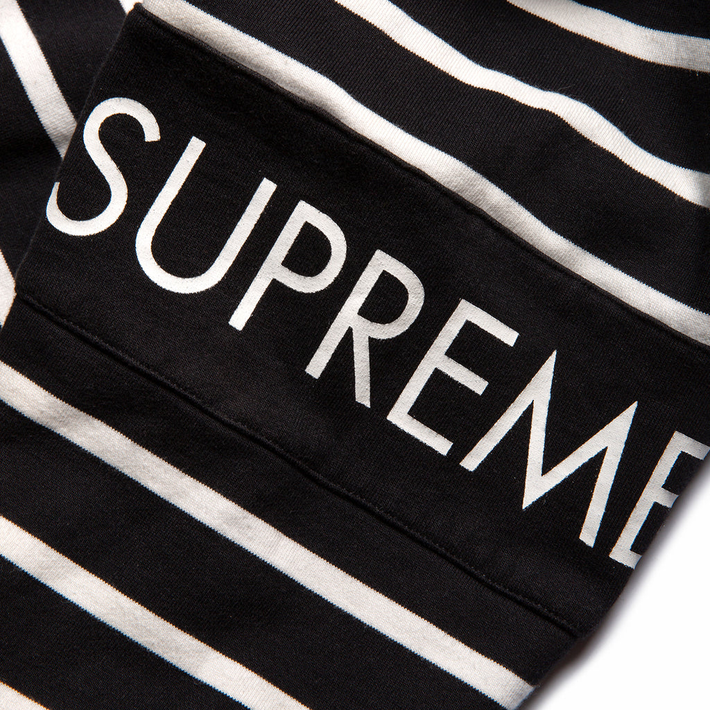 Supreme Striped Half Zip Sweater