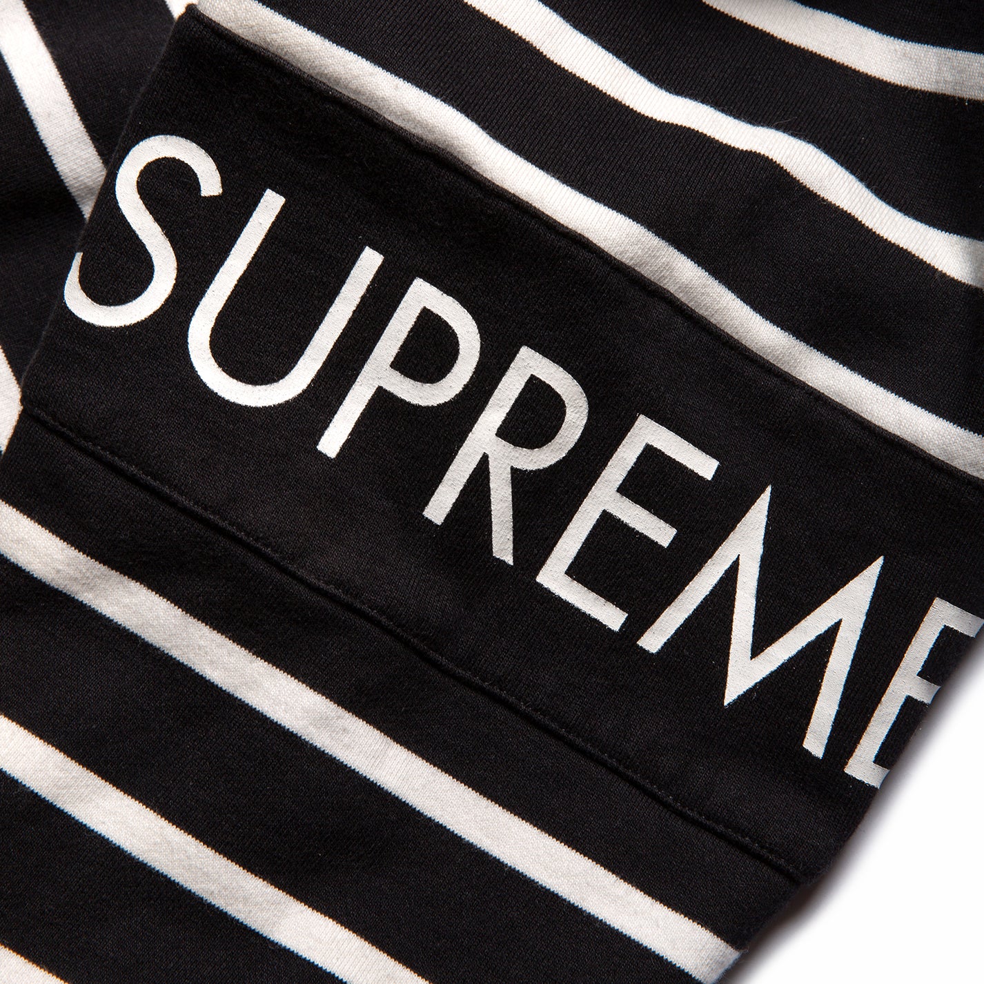 Supreme Striped Half Zip Sweater