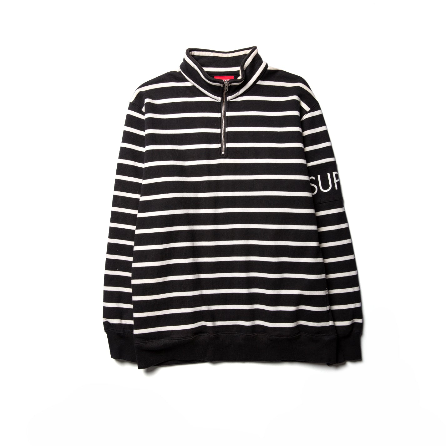 Supreme Striped Half Zip Sweater