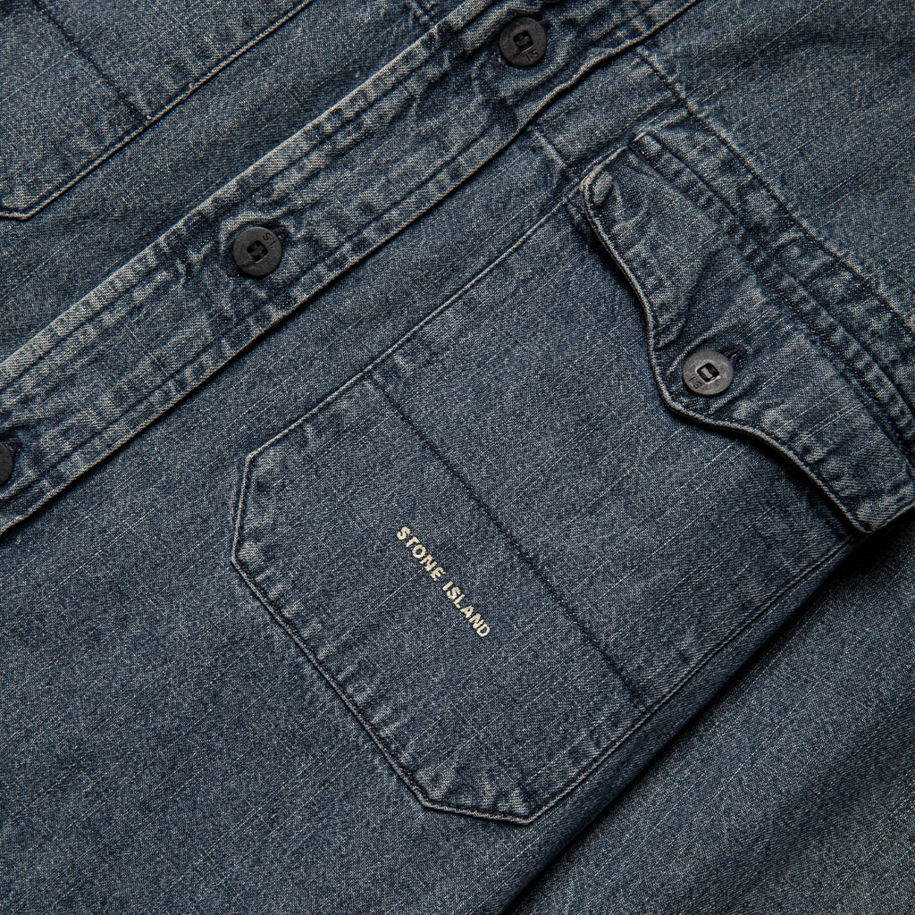 Stone Island Si Denims Spellout Shirt