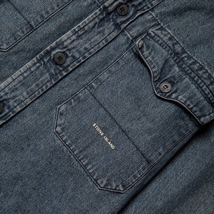 Stone Island Si Denims Spellout Shirt