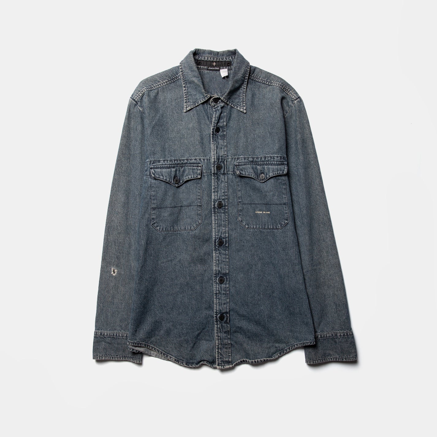 Stone Island Si Denims Spellout Shirt