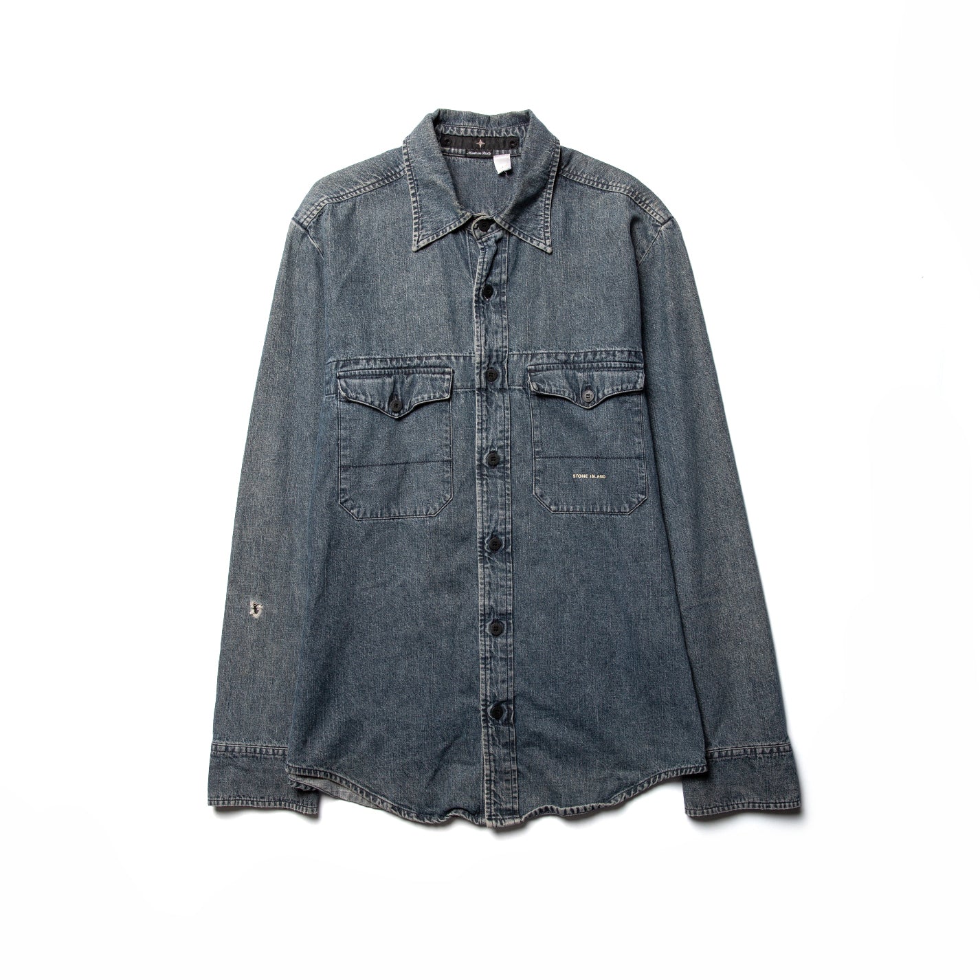 Stone Island Si Denims Spellout Shirt