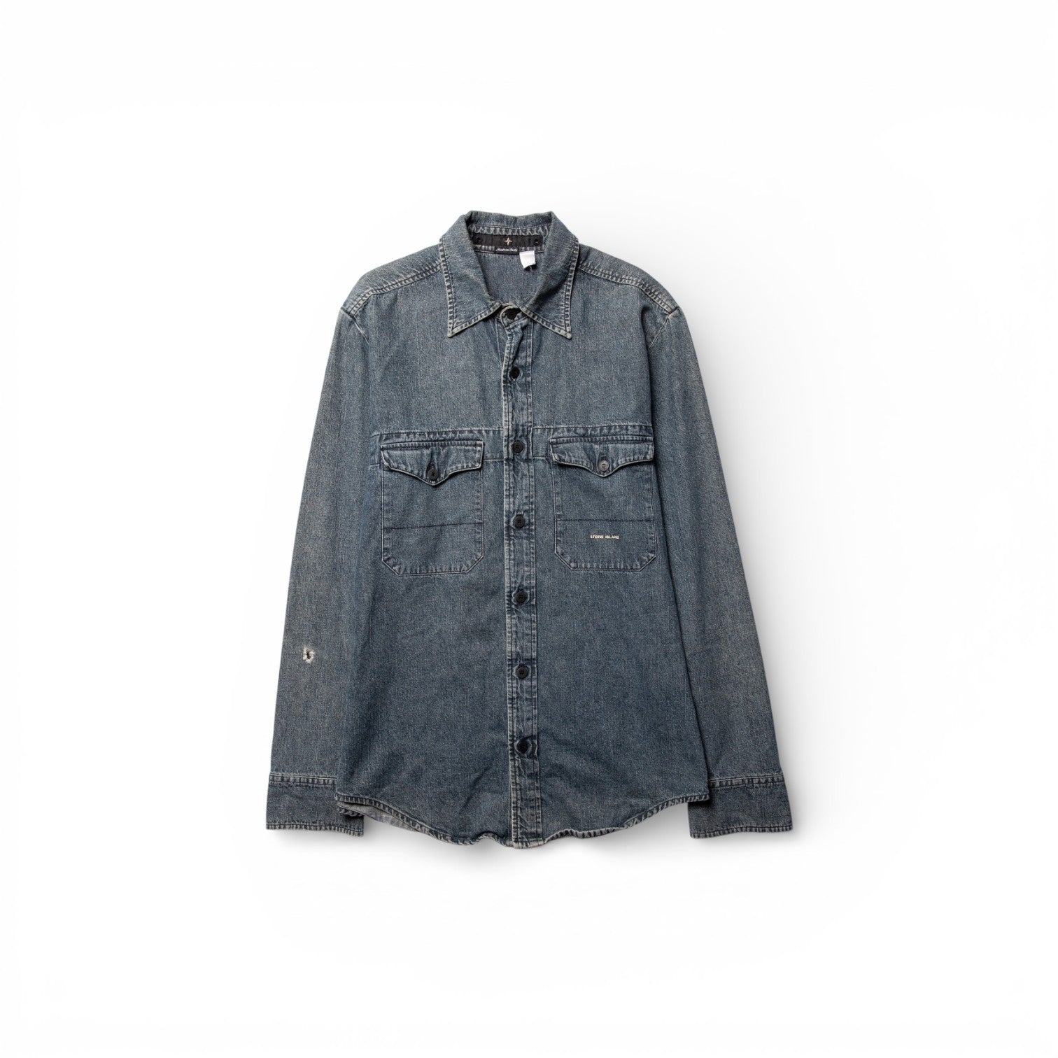 Stone Island Si Denims Spellout Shirt