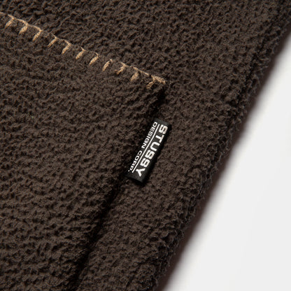 Stussy Woodsy Blanket Stitch Cardigan