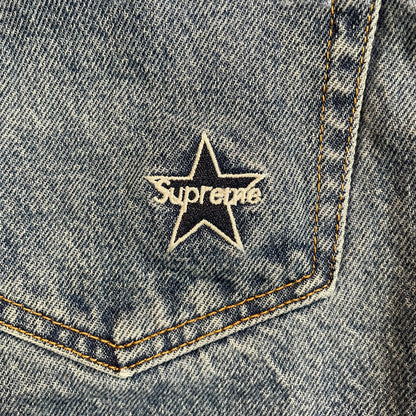 Supreme Regular Jeans With Star Embroidery