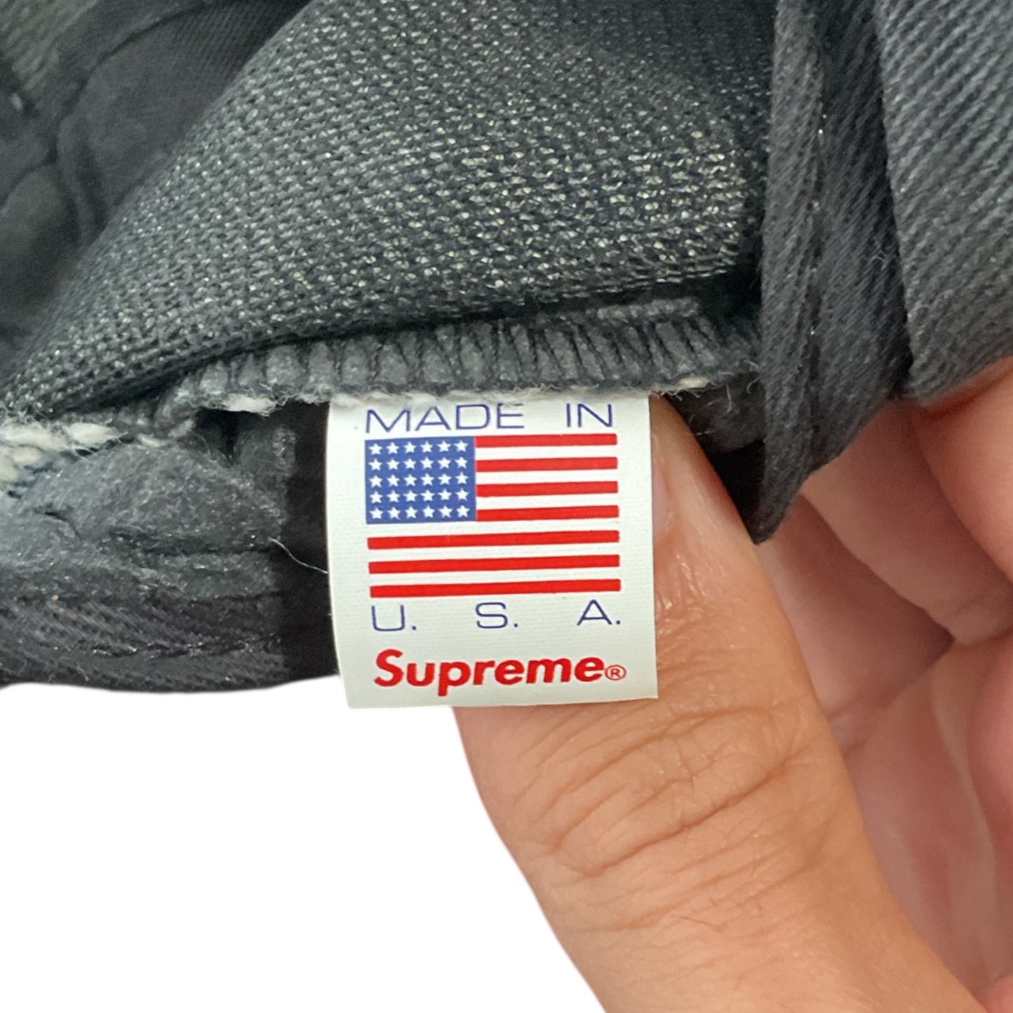Supreme Denim Box Logo Camp Cap